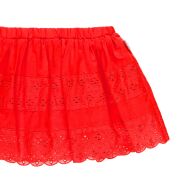 BOBOLI 459244-3654 Spódniczka hafty dla dziewczynki czerwona