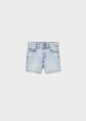 MAYORAL Bermudy jeansowe dla chłopca 1285-086