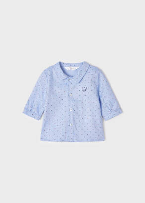 MAYORAL Niebieska koszula dla chłopca Newborn 2152-066