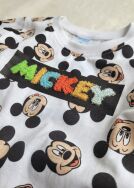 T-shirt biały dla chłopca 