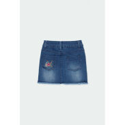 Boboli 431075-blue Jeansowa spódnica  dla dziewczynki granatowa