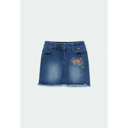 Boboli Jeansowa spódnica  dla dziewczynki 431075-blue