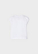 MAYORAL 3058-047 Bluzeczka z krótkim rękawem dla dziewczynki 