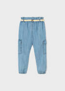 MAYORAL 3590-016 Dziewczęce spodnie z kieszeniami 
