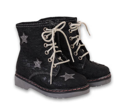KORNECKI Dziewczęce buty zimowe "gwiazdki" 06216