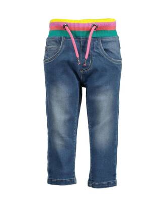 BLUE SEVEN Jeansowe spodnie dla dziewczynki.922014-540