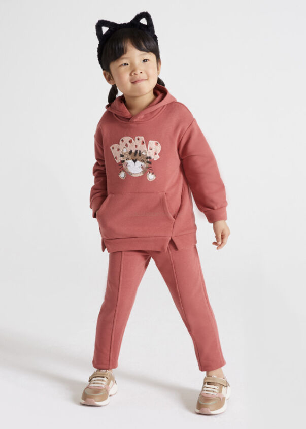 MAYORAL 4857-052 Dres wyszywany dla dziewczynki 