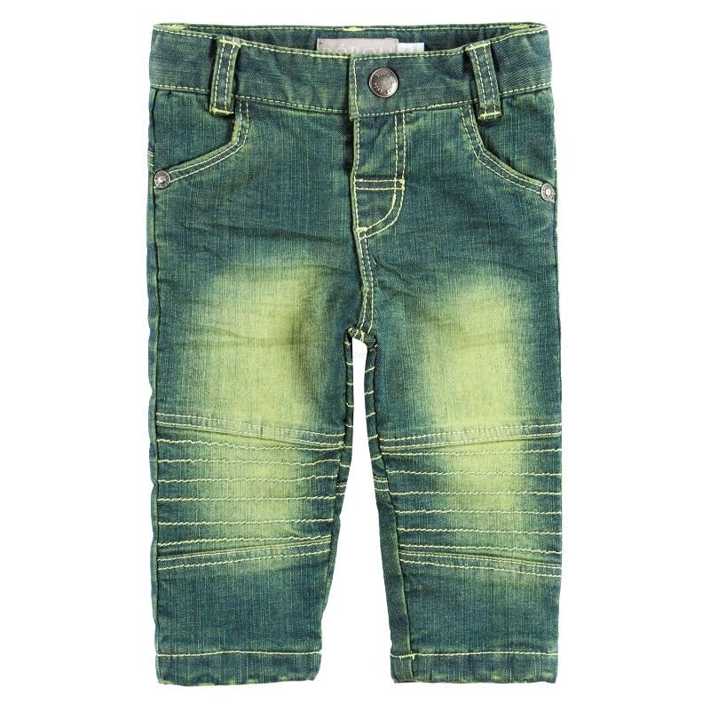 BOBOLI 332075_4362 Spodnie jeansowe zielone