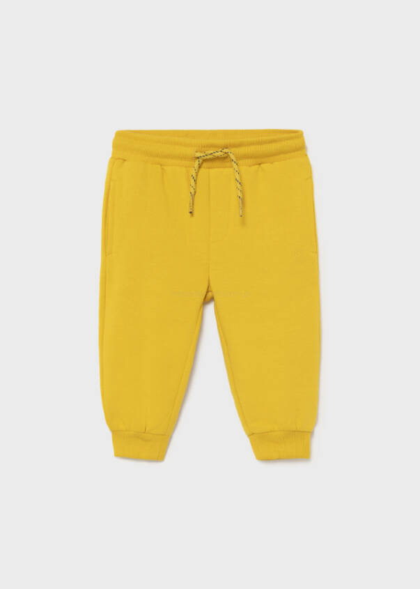 MAYORAL Chłopięce spodnie dresowe w złotym kolorze 704-026