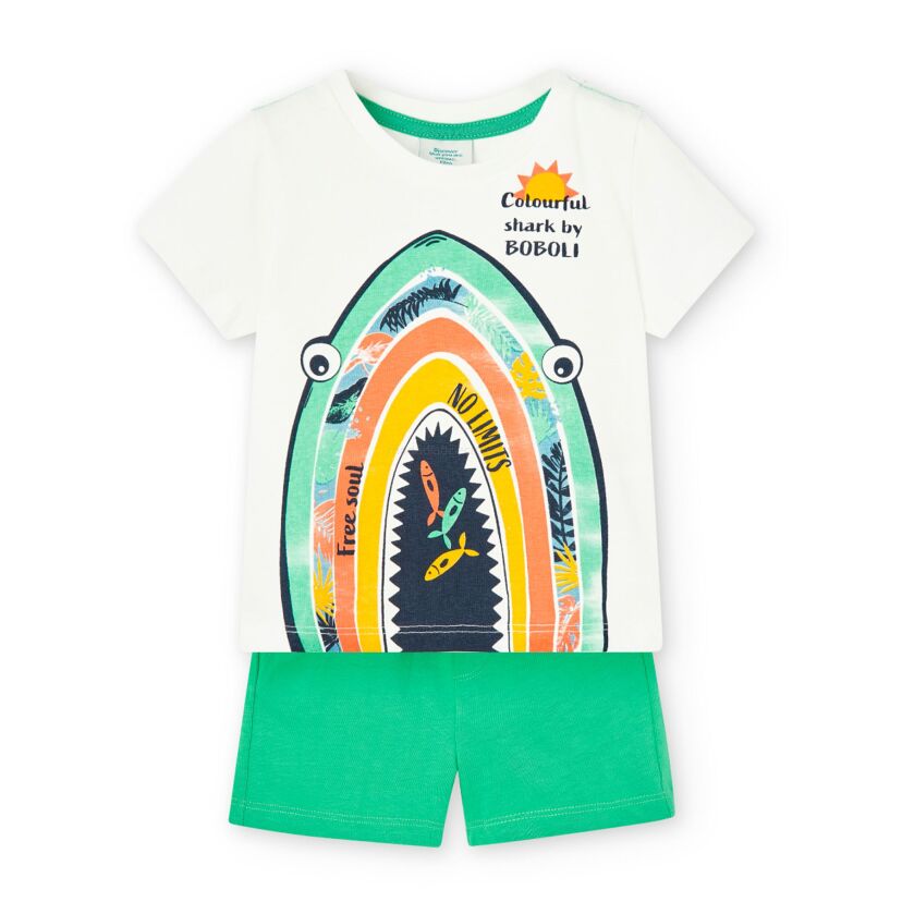 BOBOLI 316088-1111 Komplet z szortami dla chłopca 