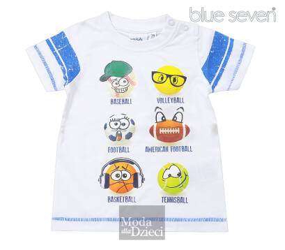 BLUE SEVEN Koszulka z motywem piłek 92973