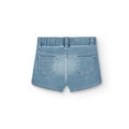 BOBOLI 290045-BLEACH Dziewczęce szorty jeans 