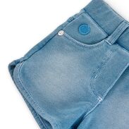 BOBOLI 290045-BLEACH Dziewczęce szorty jeans 