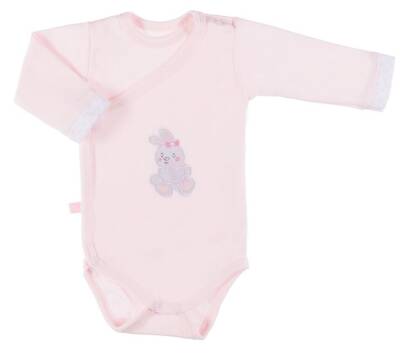 EEVI Body dla niemowląt różowe długi rękaw