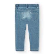 BOBOLI Spodnie dla dziewczynki imitacja jeansu 290001-BLEACH