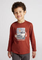 MAYORAL Koszulka długi rękaw dla chłopca "samochody" 4010-047
