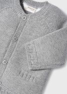 MAYORAL  Popielaty  sweter dla chłopca Newborn 2391-045