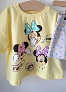 Piżamka żółta dla dziewczynki Minnie Mouse
