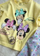 Piżamka żółta dla dziewczynki Minnie Mouse
