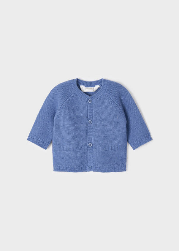 MAYORAL Granatowy  sweter dla chłopca Newborn 2391-044