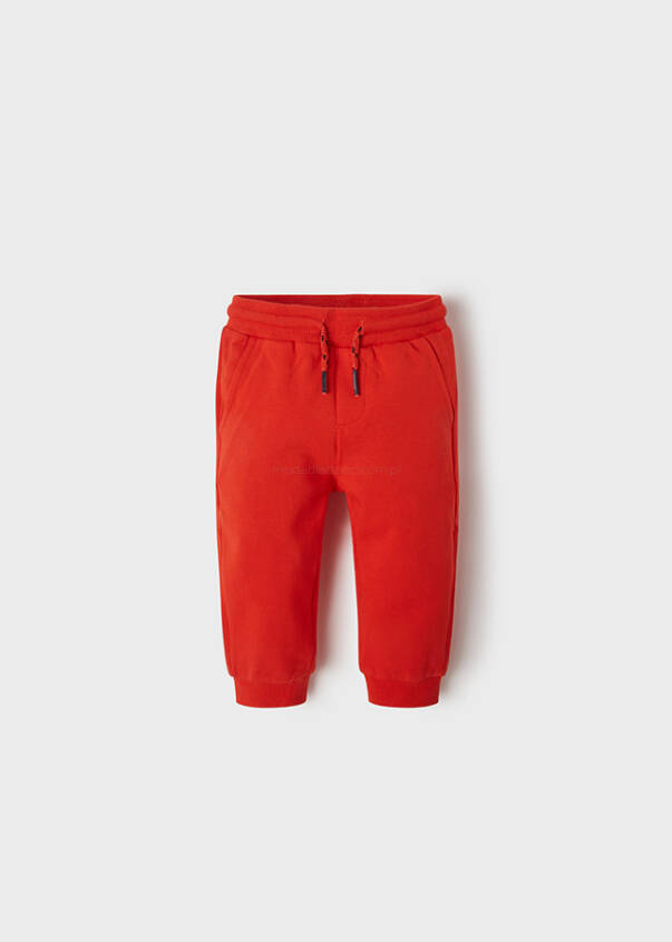 MAYORAL Czerwone spodnie basic dla chłopca 711-078