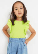 MAYORAL 3068-014 Bluzeczka z krótkim rękawem dla dziewczynki 