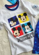Piżamka dla chłopca Myszka Mickey niebieska