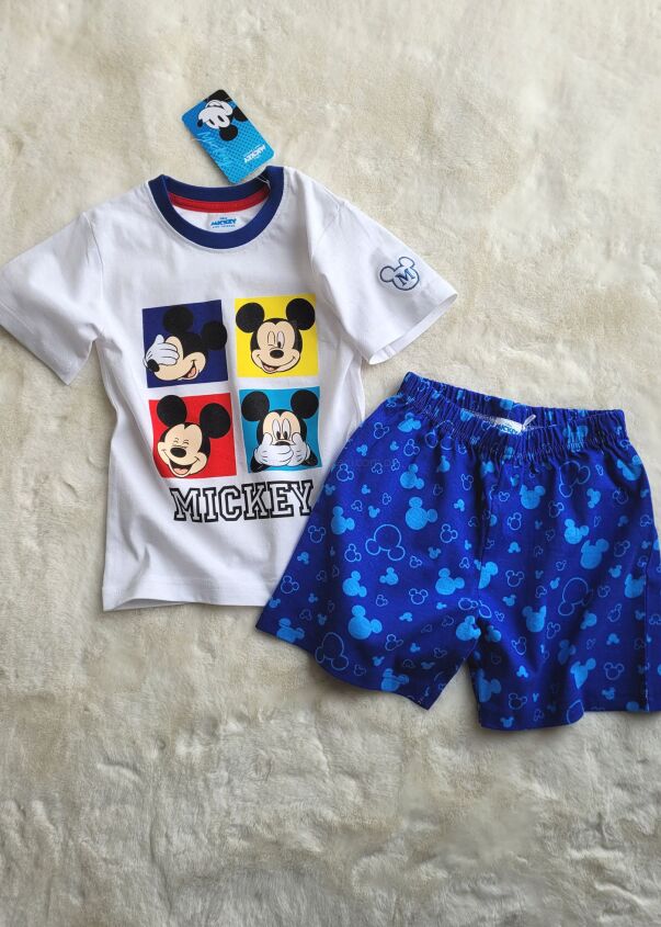 Piżamka dla chłopca Myszka Mickey niebieska