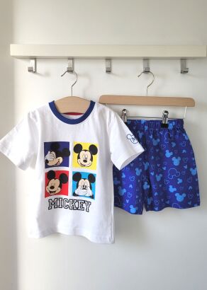 Piżamka dla chłopca Myszka Mickey niebieska