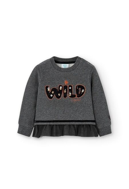 BOBOLI 245001-8124  Bluza dla dziewczynki wild 