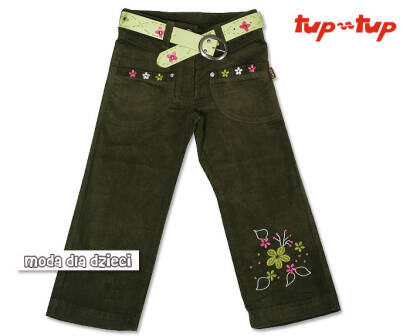 Spodnie sztruksowe dla dziewczynki 210706-013