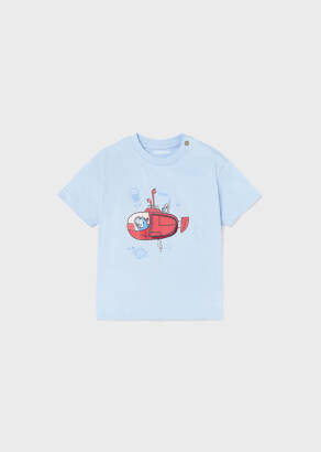 MAYORAL Chłopięca koszulka "łódź podwodna" 1029-045