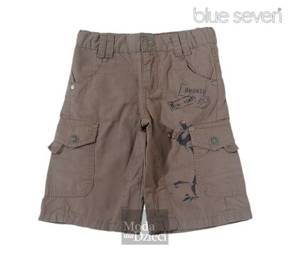 BLUE SEVEN Spodnie bermudy brąz 83205