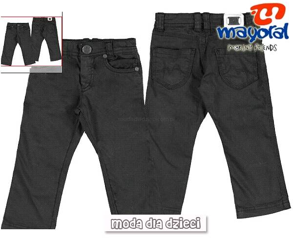 MAYORAL Spodnie czarne rurki 4556-00801