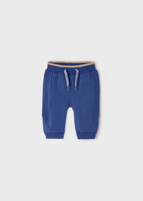 MAYORAL Długie spodnie niebieskie dzianinowe dla chłopca Newborn 719-056