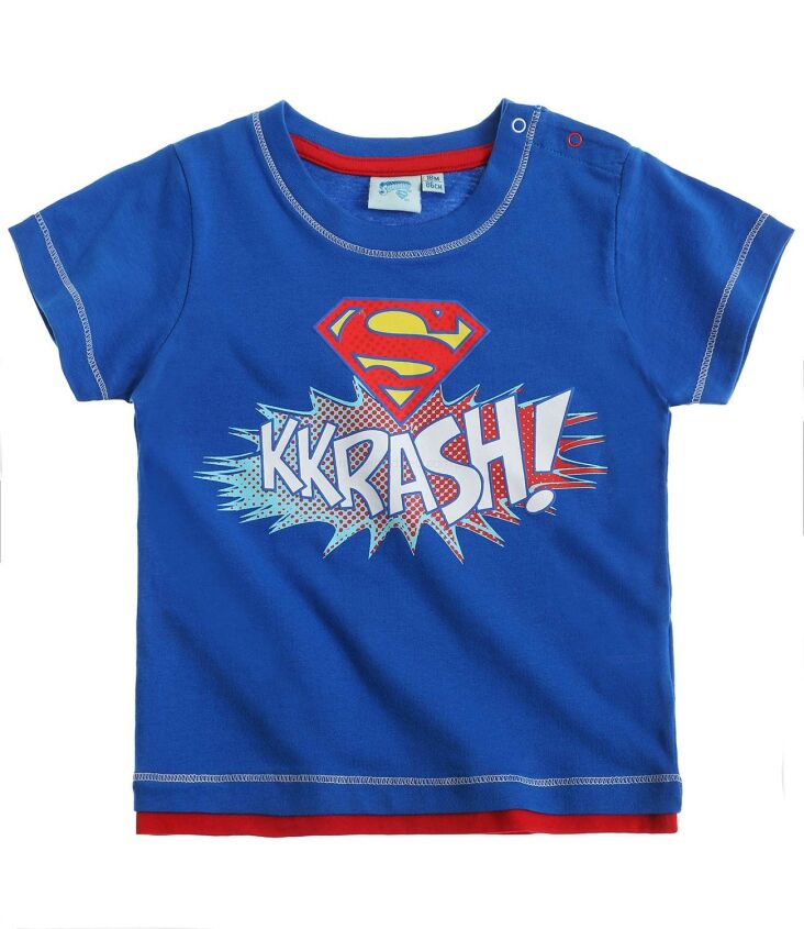 Superman Koszulka z krótkim rękawem niebieska