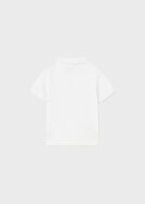 MAYORAL 102-045  Koszulka polo w białym kolorze dla chłopca 