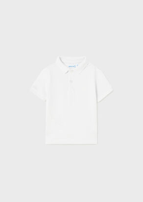 MAYORAL Koszulka polo w białym kolorze dla chłopca 102-045