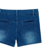 BOBOLI 499079 Szorty imitacja jeansu dla dziewczynki niebieskie
