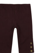 BOBOLI 217077-7340 Leginsy capri dla dziewczynki brązowe