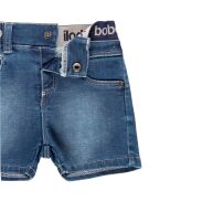 BOBOLI 304085-blue Krótkie spodenki z gumowym paskiem 