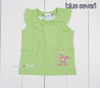 BLUE SEVEN Bluzeczka dla dziewczynki 90004x-zielony
