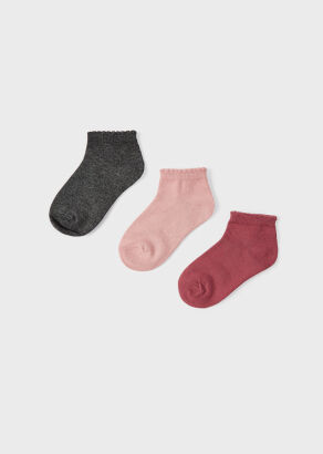 MAYORAL 3-pack skarpet dla dziewczynki 10325-076