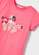 MAYORAL Dziewczęca bluzka lody 3070-042