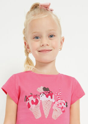 MAYORAL Dziewczęca bluzka lody 3070-042
