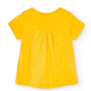 BOBOLI  236146-1146  Żółta bluzka dla dziewczynki