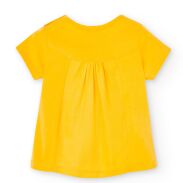 BOBOLI  236146-1146  Żółta bluzka dla dziewczynki