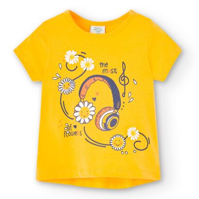 BOBOLI Żółta bluzka dla dziewczynki 236146-1146