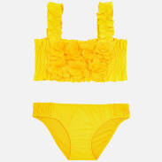 MAYORAL 3726-051 Bikini dla dziewczynki kwiaty żółty