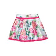 BOBOLI 722135J-3713 Spódnica w kwiaty dla dziewczynki różowa